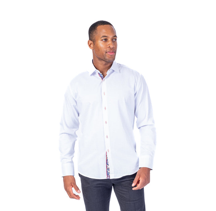 Tonal Check "Ken" Sport Shirt