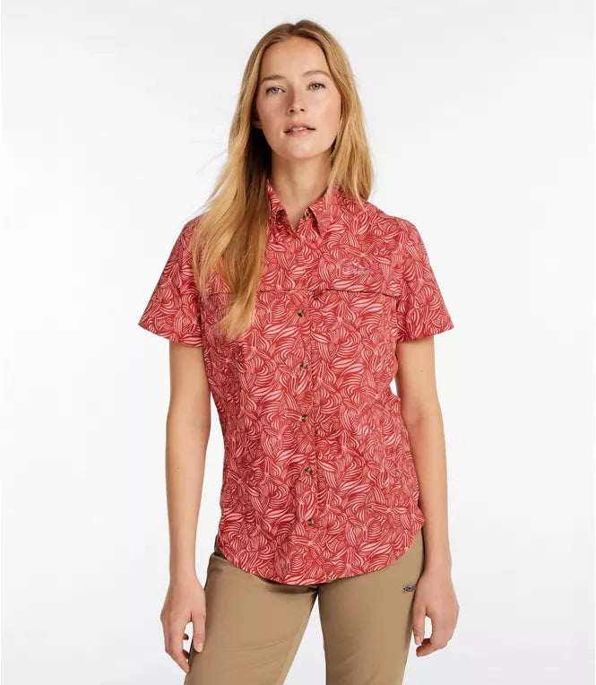 Tropicwear Shirt Short Sleeve Print Women's Regular
