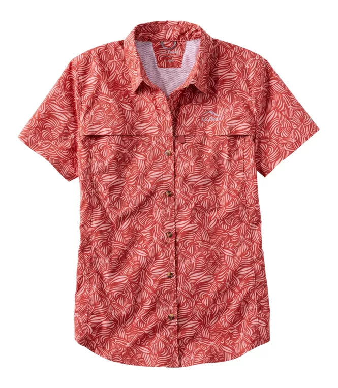 Tropicwear Shirt Short Sleeve Print Women's Regular