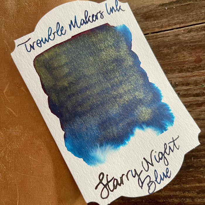 Troublemaker Starry Night Shimmer Blue Ink