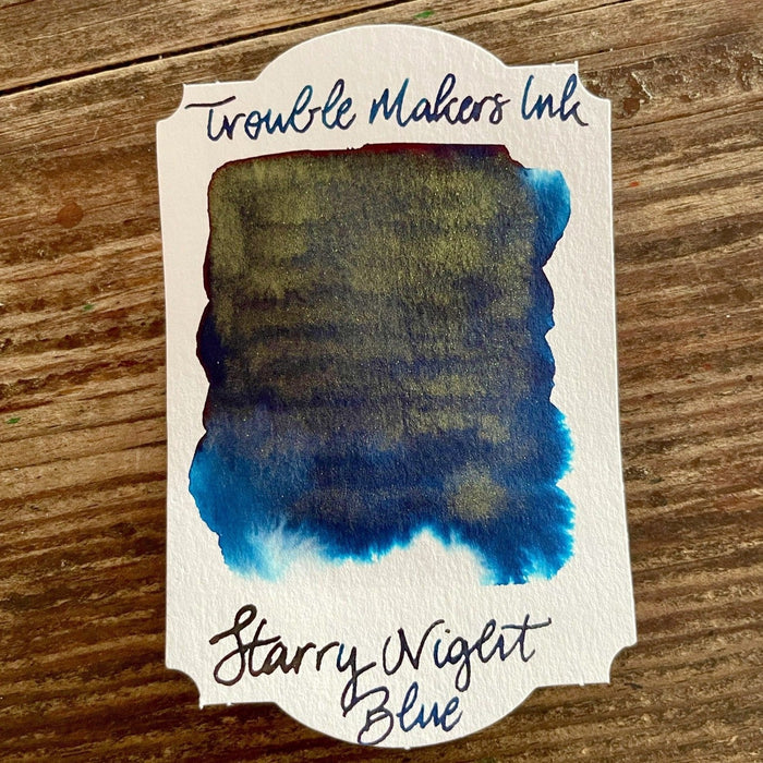 Troublemaker Starry Night Shimmer Blue Ink