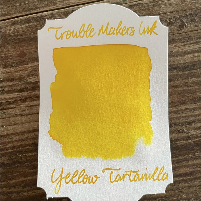 Troublemaker Yellow Tartanilla Ink