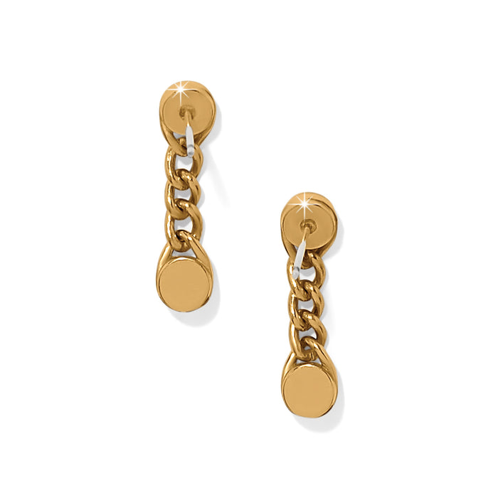 Trust Life Post Drop Earrings
