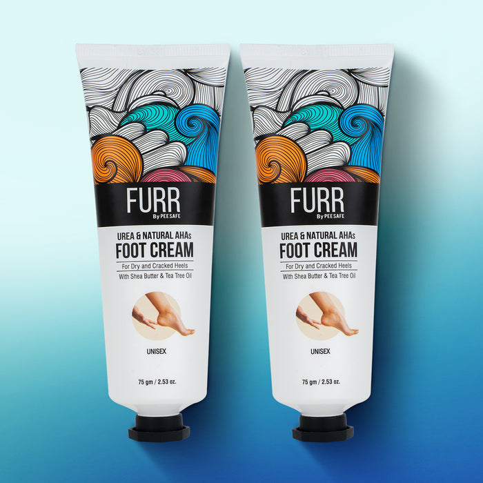 Furr Urea & Natural AHAs Foot Cream - Pack of 2