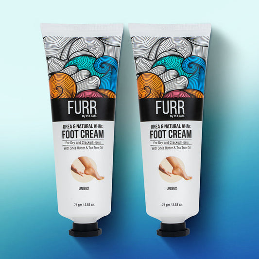 Furr Urea & Natural AHAs Foot Cream - Pack of 2