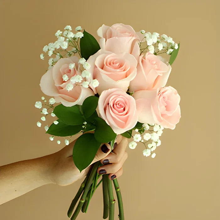 Valentine's Day Six Roses Bouquet for Fundraising
