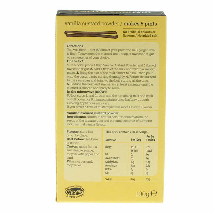 Vanilla Custard Powder