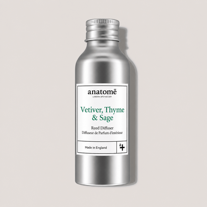 Vetiver, Thyme & Sage Essential Oil Reed Diffuser - Refill - anatomē