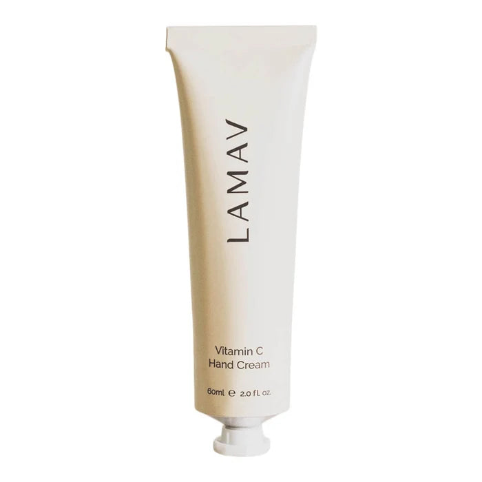 LAMAV Vitamin C Hand Cream tube on a white background