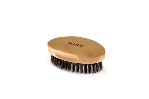 Wahl Nylon and Boar Bristles Military Beard Brush, Beige