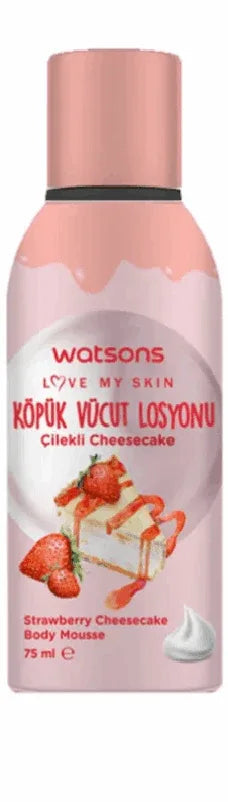 Watsons Strawberry Body Mousse - Scented Hydration - Body Lotions - Watsons -- United Arab Emirates -- Pinky Cosmetics