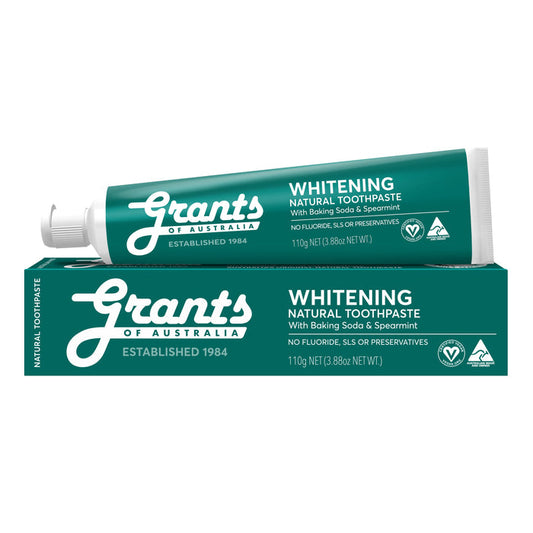 Whitening Natural Toothpaste With Spearmint - Fluoride Free