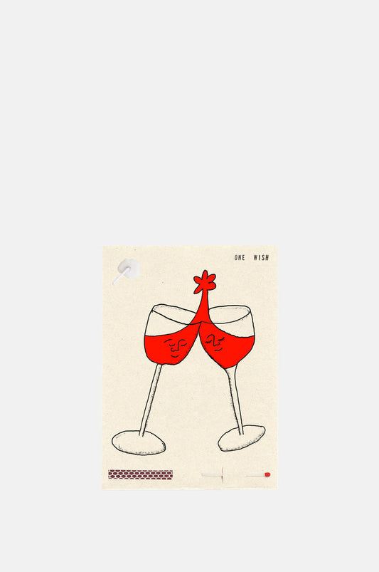 Wish Cards Wine Cheers Wish Card.