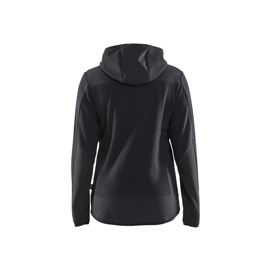 Women'S Knitted Fleece Jacket - 9799-Dark Grey/Black | Blaklader 47412536