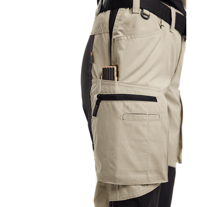 Women'S Service Stretch Pants - 2799-Stone/Black | Blaklader 71531845