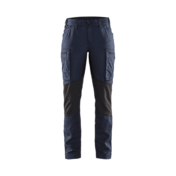 Women'S Service Stretch Pants - 8699-Dark Navy/Black | Blaklader 71531845