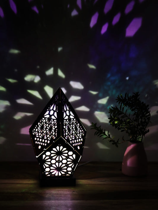 Wooden Cut-Out Rainbow Lamp | One Colour-Image 1
