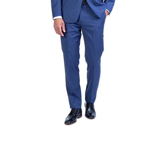 Wool/Stretch Dress Pant Separate - Blue