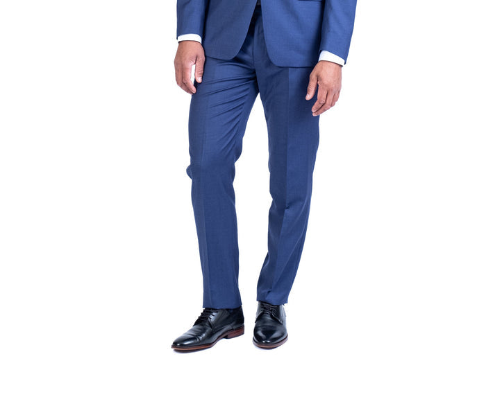 Wool/Stretch Dress Pant Separate - Blue