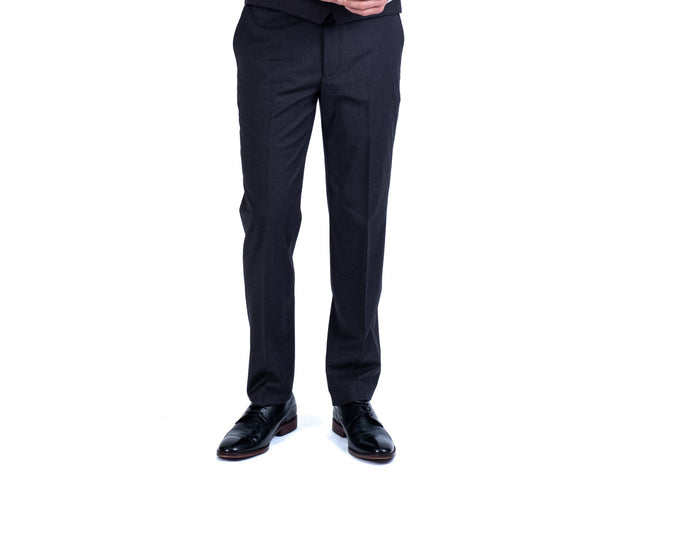 Wool/Stretch Dress Pant Separate - Charcoal